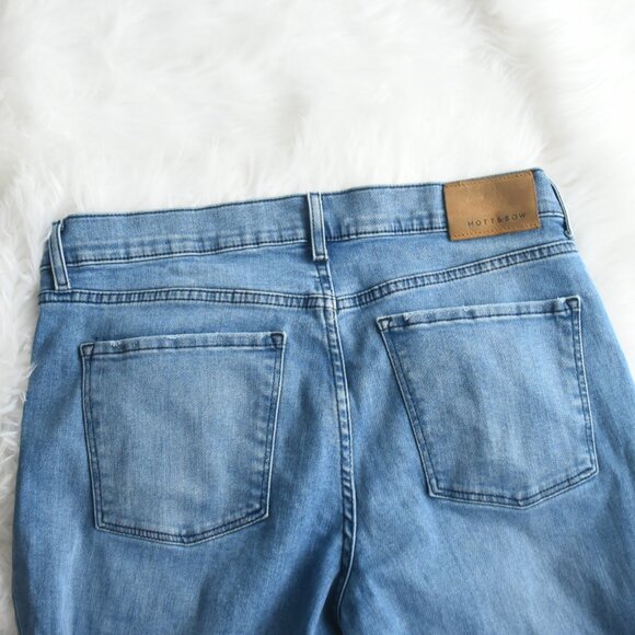 MOTT & BOW Straight Staple Jeans 34x32 - Picture 4 of 9